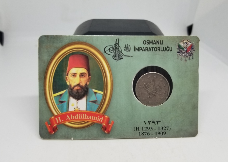 SULTAN ABDÜLHAMİD DÖNEMİ GÜMÜŞ 2 KURUŞ MECİDİYE
