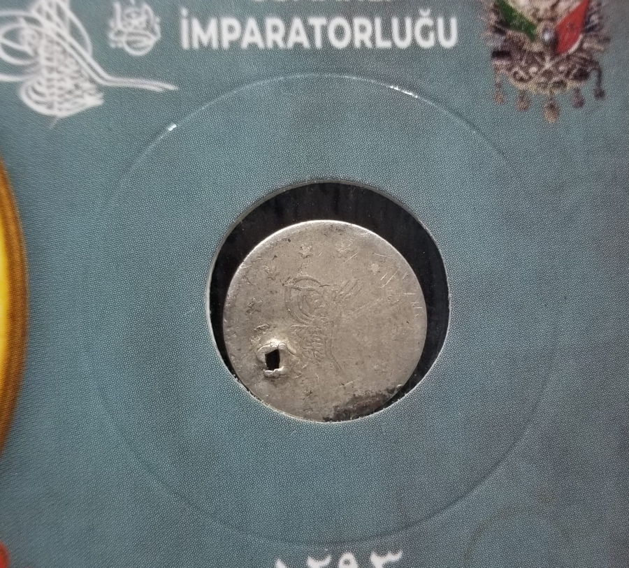 SULTAN ABDÜLHAMİD DÖNEMİ GÜMÜŞ 1 KURUŞ MECİDİYE