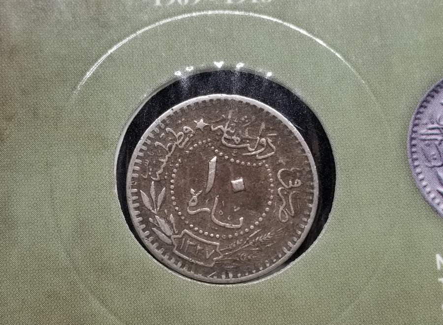 MEHMET REŞAD HAN DÖNEMİ KOLEKSİYONLUK NİKEL 10 PARA