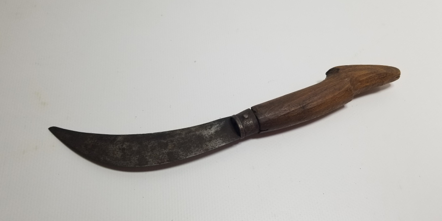 OSMANLI DÖNEMİ ÜZERİ OSMANLICA YAZILI BAĞ BIÇAĞI