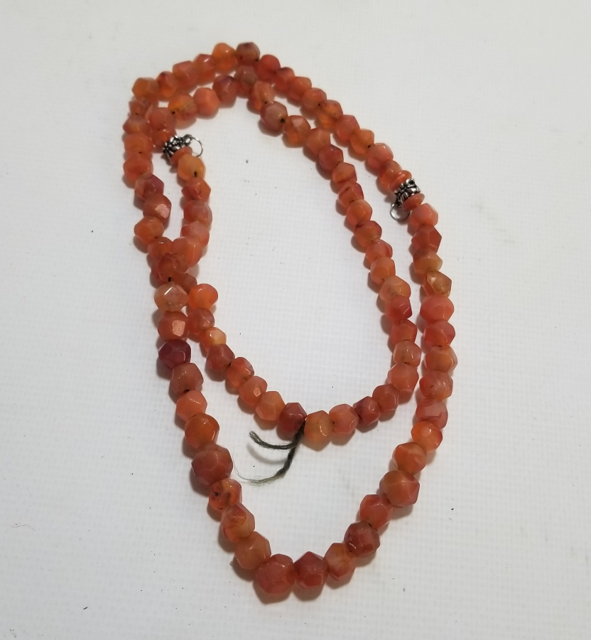 OSMANLI DÖNEMİ FASETA KESİM AKİK TAŞLI NADİR 99LUK NAMAZ TESPİHİ