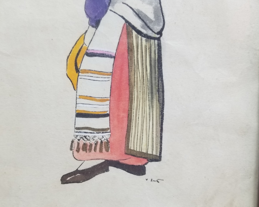 OSMANLI DÖNEMİ SANATÇI İMZALI EL ÇİZİMİ PANO