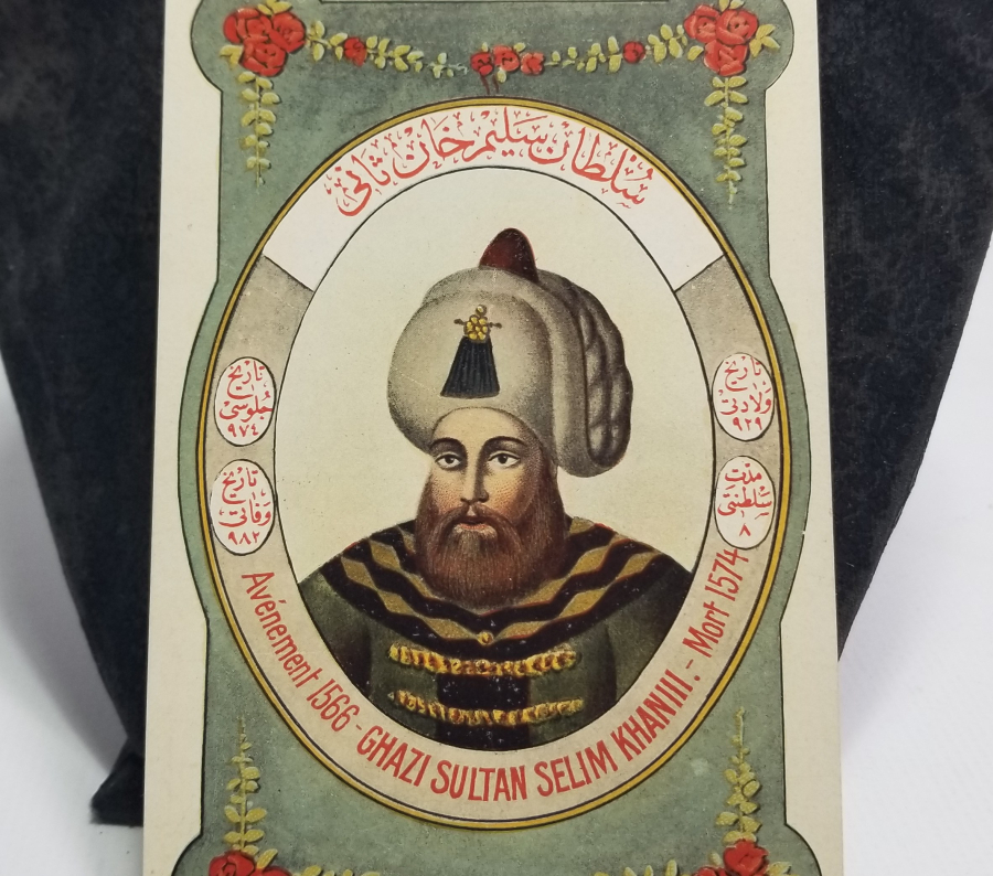 SULTAN 3. SELİM GÖRSELLİ MAX FRUCHTERMANN EDİTÖRLÜĞÜNDE HAZIRLANMIŞ OSMANLI PADİŞAHLARI SERİSİNE AİT NADİR OSMANLI KARTPOSTAL