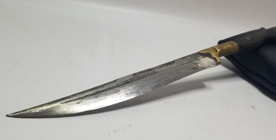 ÜZERİ ÇEPNİ BOYU DAMGALI OSMANLI DÖNEMİ NADİR KABADAYI KAMASI