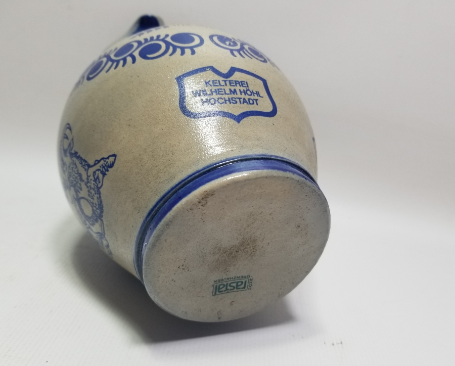 ANTİKA ALMAN TERRACOTA SÜRAHİ