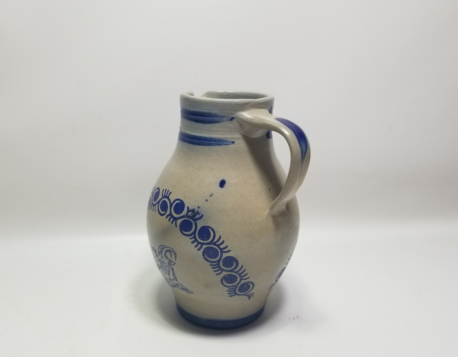 ANTİKA ALMAN TERRACOTA SÜRAHİ