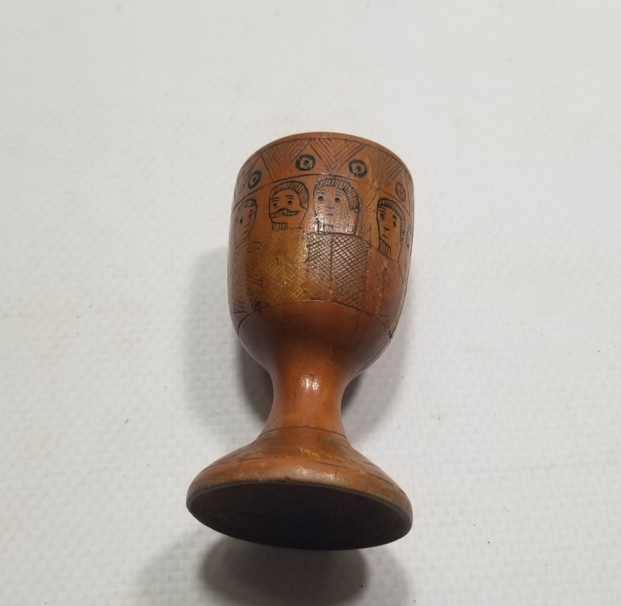 OSMANLI DÖNEMİ ŞİMŞİR AĞACI NADİR AHŞAP RUM KADEH