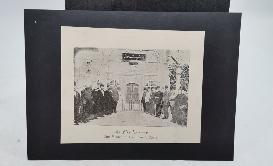 KONYA MEVLEVİHANESİ GÖRSELLİ 1.DÜNYA SAVAŞI DÖNEMİ GRAVÜR