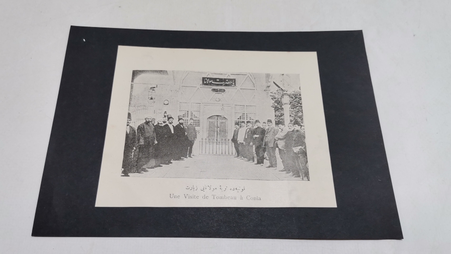 KONYA MEVLEVİHANESİ GÖRSELLİ 1.DÜNYA SAVAŞI DÖNEMİ GRAVÜR