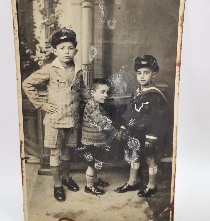 1.DÜNYA SAVAŞI DÖNEMİ FRANSIZ ASKER ÇOCUKLARI GÖRSELLİ FOTOĞRAF