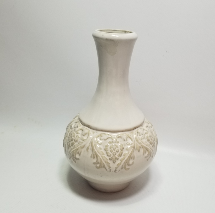 OSMANLI DÖNEMİ KABARTMA İŞÇİLİKLİ NADİR FORMDA KÜTAHYA ZEMZEMLİK