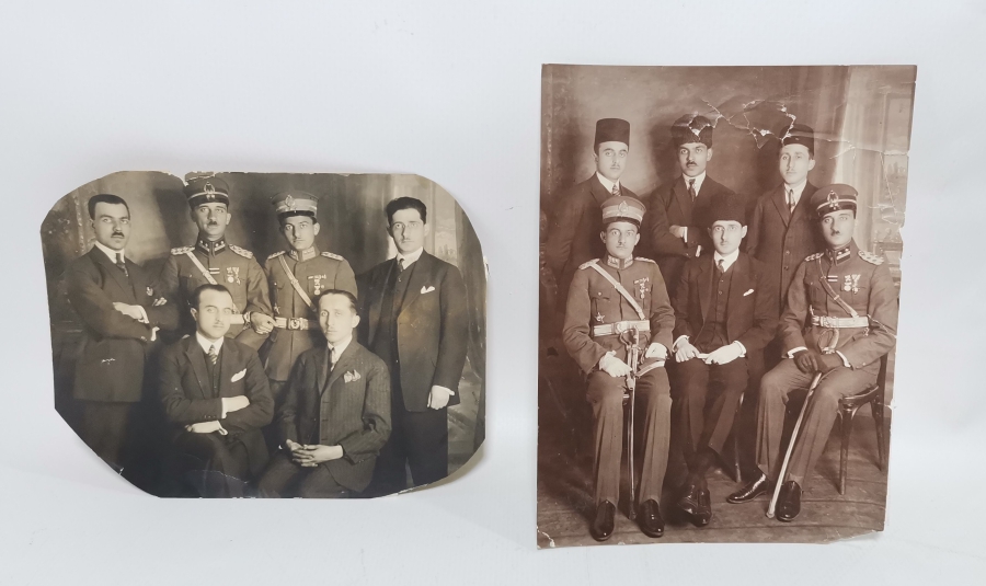 CUMHURİYET BAŞLARI 2 ADET SUBAY FOTOĞRAFI