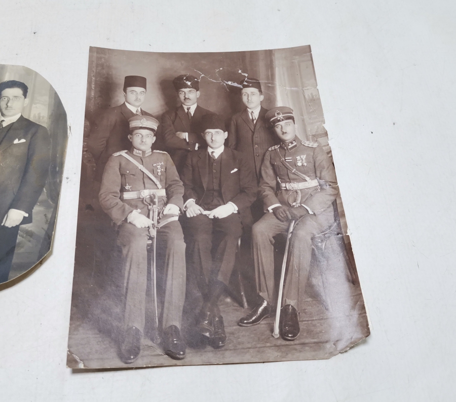 CUMHURİYET BAŞLARI 2 ADET SUBAY FOTOĞRAFI