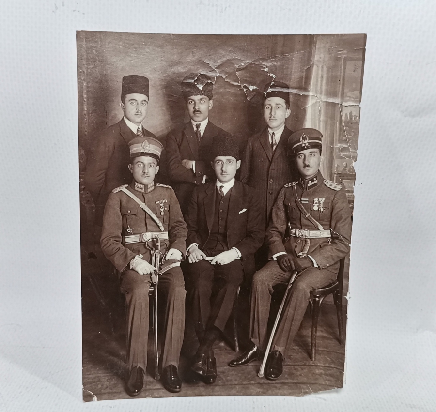 CUMHURİYET BAŞLARI 2 ADET SUBAY FOTOĞRAFI
