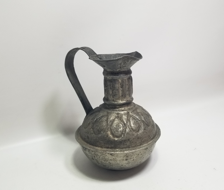 OSMANLI DÖNEMİ USTA DAMGALI VE KABARTMA İŞÇİLİKLİ ÇOK NADİR BAKIR ŞARAPLIK