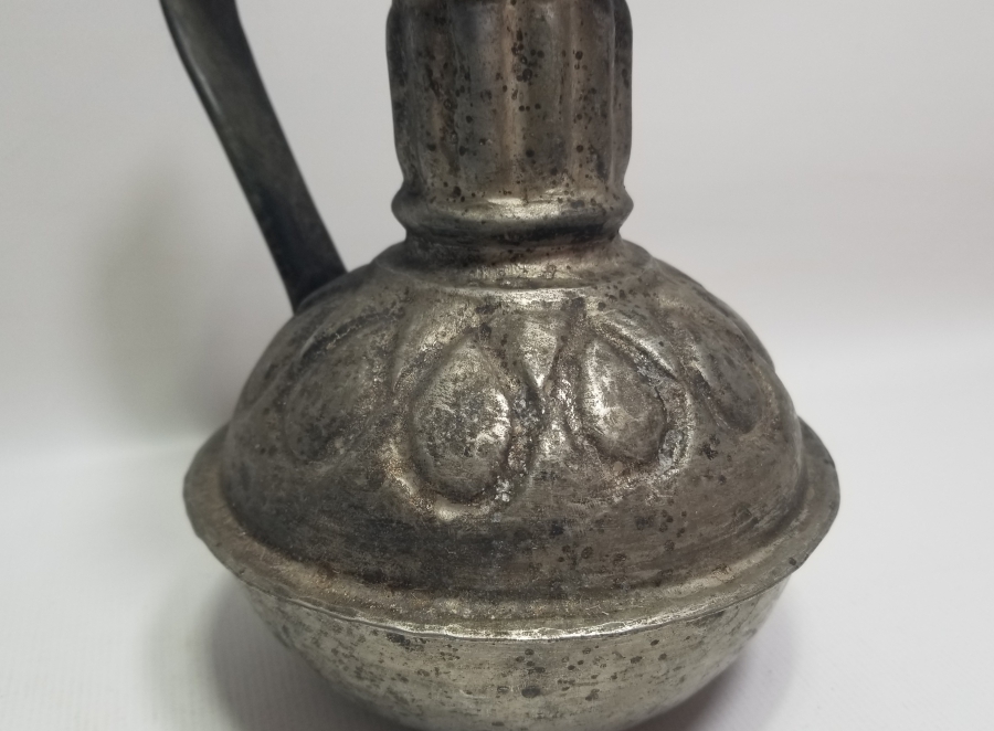 OSMANLI DÖNEMİ USTA DAMGALI VE KABARTMA İŞÇİLİKLİ ÇOK NADİR BAKIR ŞARAPLIK
