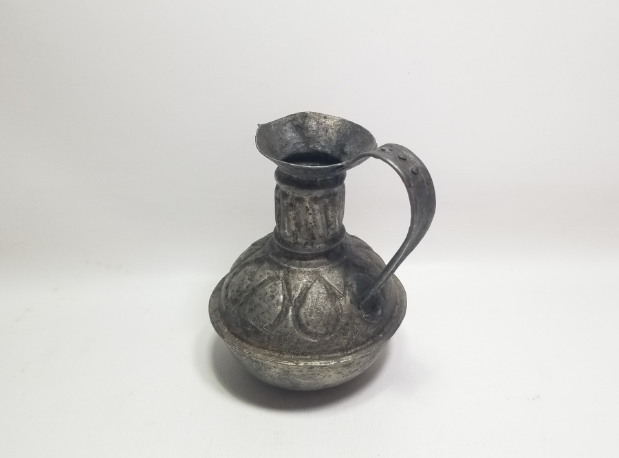 OSMANLI DÖNEMİ USTA DAMGALI VE KABARTMA İŞÇİLİKLİ ÇOK NADİR BAKIR ŞARAPLIK