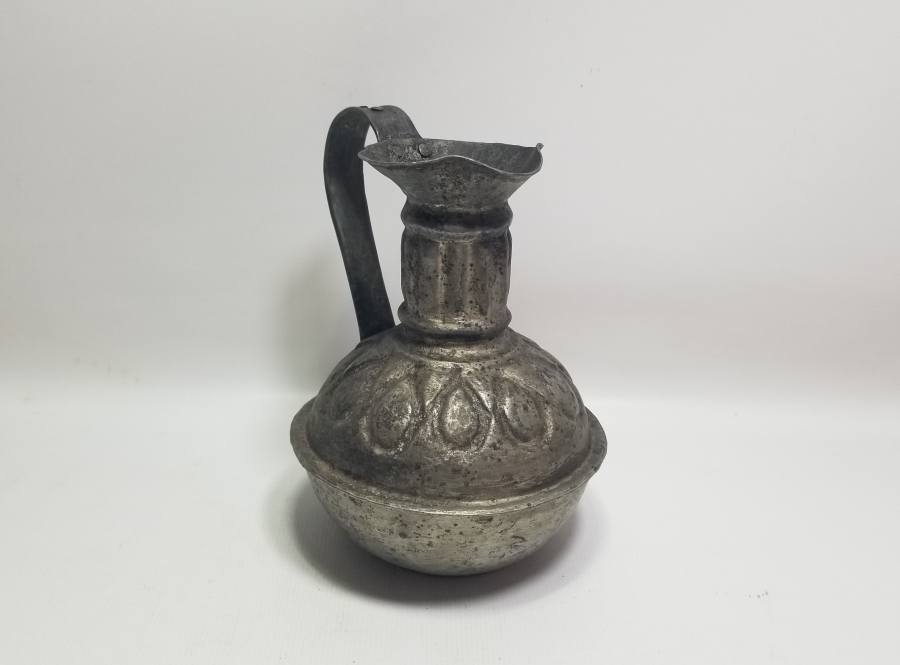 OSMANLI DÖNEMİ USTA DAMGALI VE KABARTMA İŞÇİLİKLİ ÇOK NADİR BAKIR ŞARAPLIK