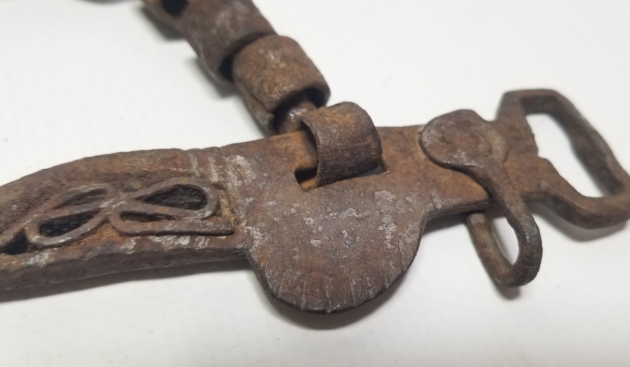 OSMANLI DÖNEMİ NADİR YENİÇERİ DEMİR SANATI AT GEMİ