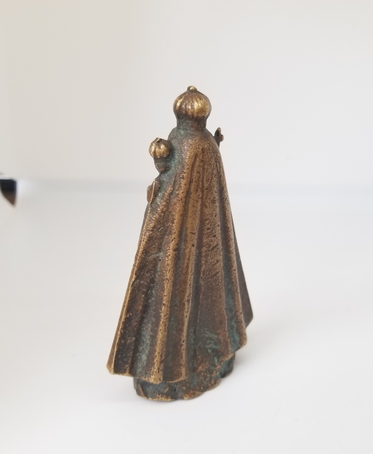 KABARTMA İŞÇİLİKLİ ANTİKA BRONZ İKONA