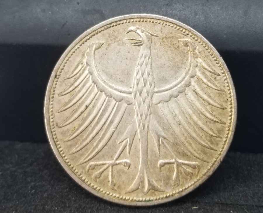 KOLEKSİYONLUK 1970 TARİHLİ GÜMÜŞ ALMANYA 5 MARK