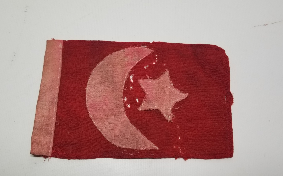 OSMANLI DÖNEMİ ÇOK NADİR GÖĞÜS BAYRAĞI