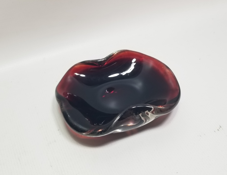MURANO FORMLU ANTİKA CAM İKRAMLIK