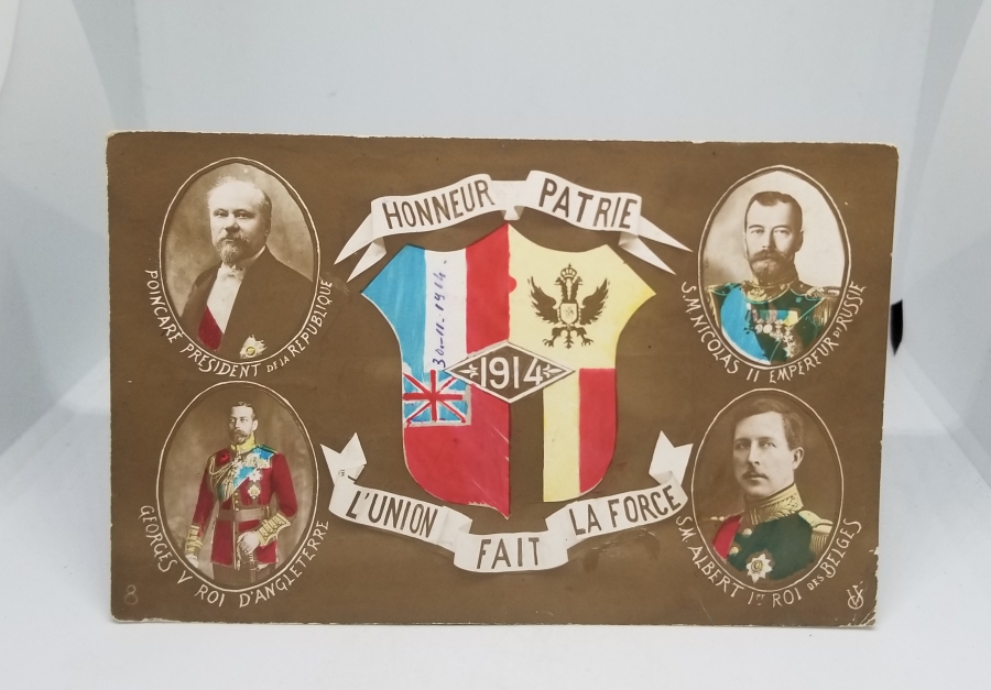 1. DÜNYA SAVAŞI DÖRTLÜ İTTİFAK KARTPOSTAL