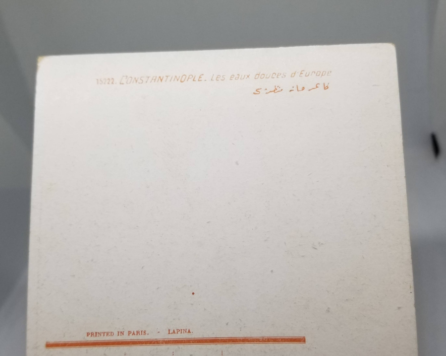 OSMANLI DÖNEMİ NADİR RENKLİ KARTPOSTAL