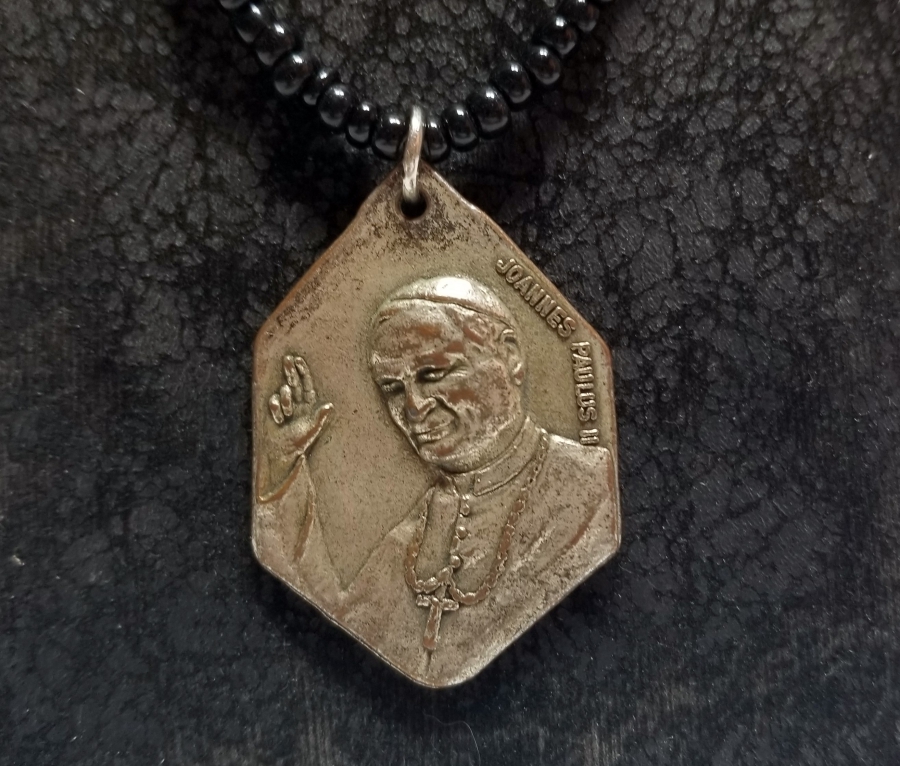 GRANAT TAŞLI ÖZEL TASARIM VAFTİZ KOLYESİ