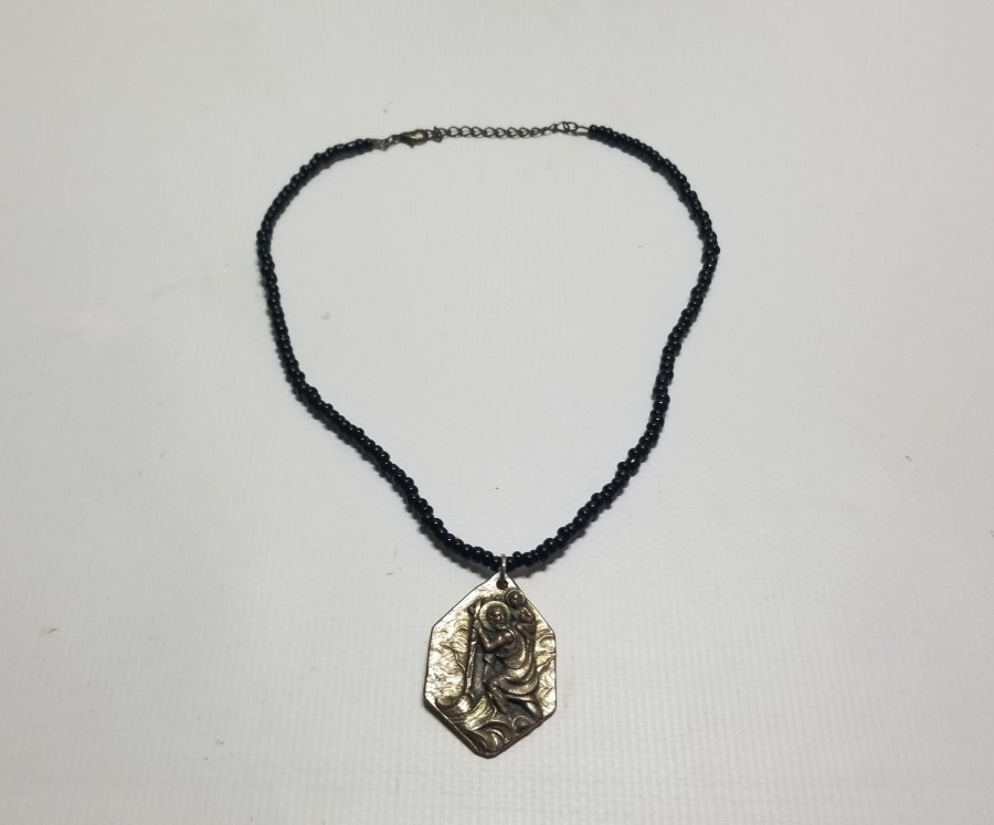 GRANAT TAŞLI ÖZEL TASARIM VAFTİZ KOLYESİ