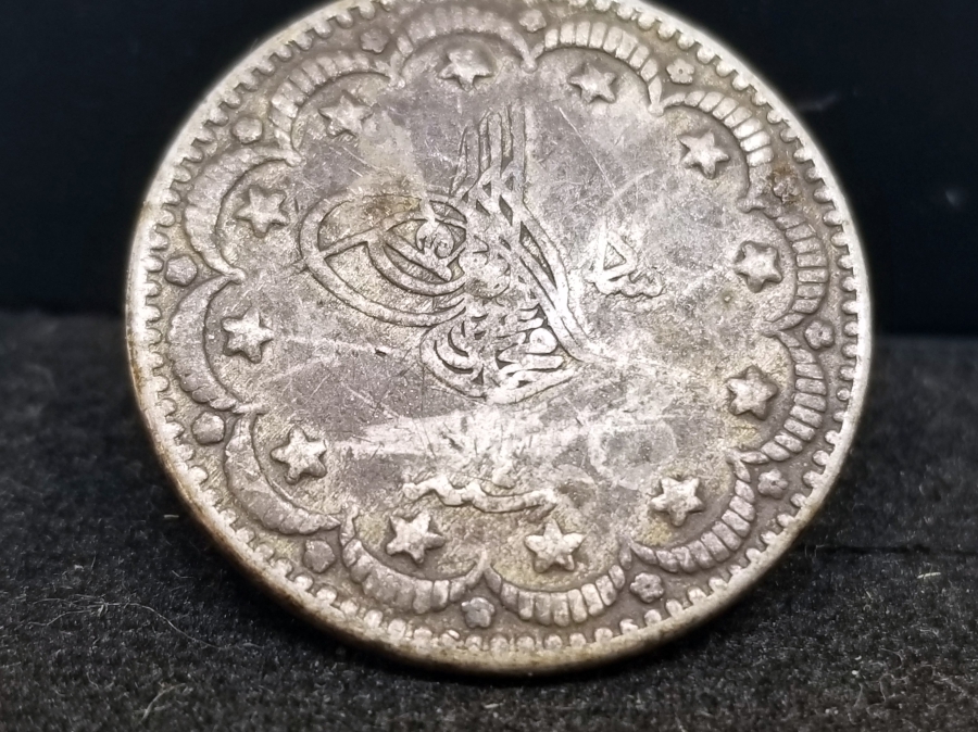 SULTAN MEHMET REŞAT HAN DÖNEMİ GÜMÜŞ 5 KURUŞ MECİDİYE