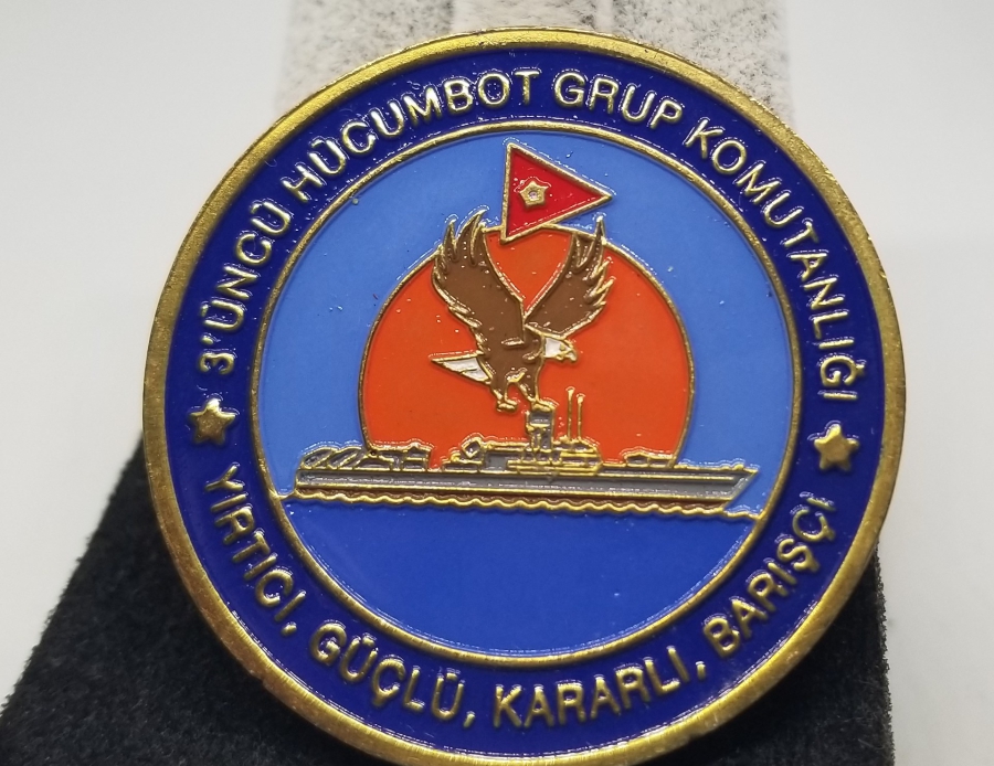 ÜÇÜNCÜ HÜCUMBOT GRUP KOMUTANLIĞI HATIRA MADALYA