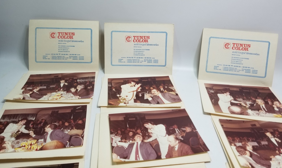 ANKARA BÜYÜK SÜRMELİ OTELİ ORİJİNAL ALBÜMÜNDE NÜKHET DURU VE EROL EVGİN KONSER FOTOĞRAFLARI