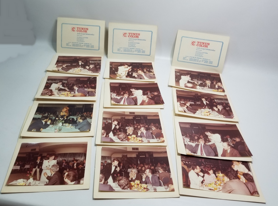 ANKARA BÜYÜK SÜRMELİ OTELİ ORİJİNAL ALBÜMÜNDE NÜKHET DURU VE EROL EVGİN KONSER FOTOĞRAFLARI