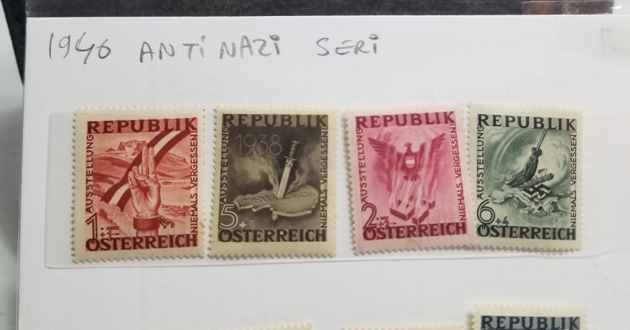 1946 YILI ANTİ NAZİ PUL SETİ