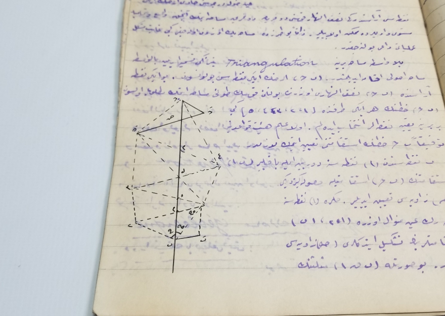 CUMHURİYET BAŞLARI OSMANLICA YAZILI EL YAZMA DERS KİTABI