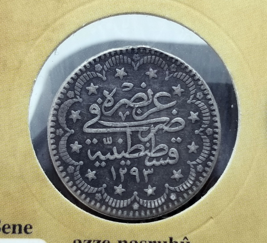 SULTAN ABDÜLHAMİD HAN DÖNEMİ KOLEKSİYONLUK KAPAMASINDA GÜMÜŞ 5 KURUŞ