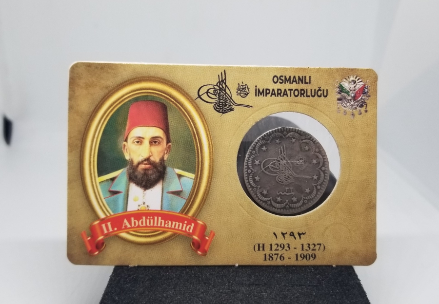 SULTAN ABDÜLHAMİD HAN DÖNEMİ KOLEKSİYONLUK KAPAMASINDA GÜMÜŞ 5 KURUŞ